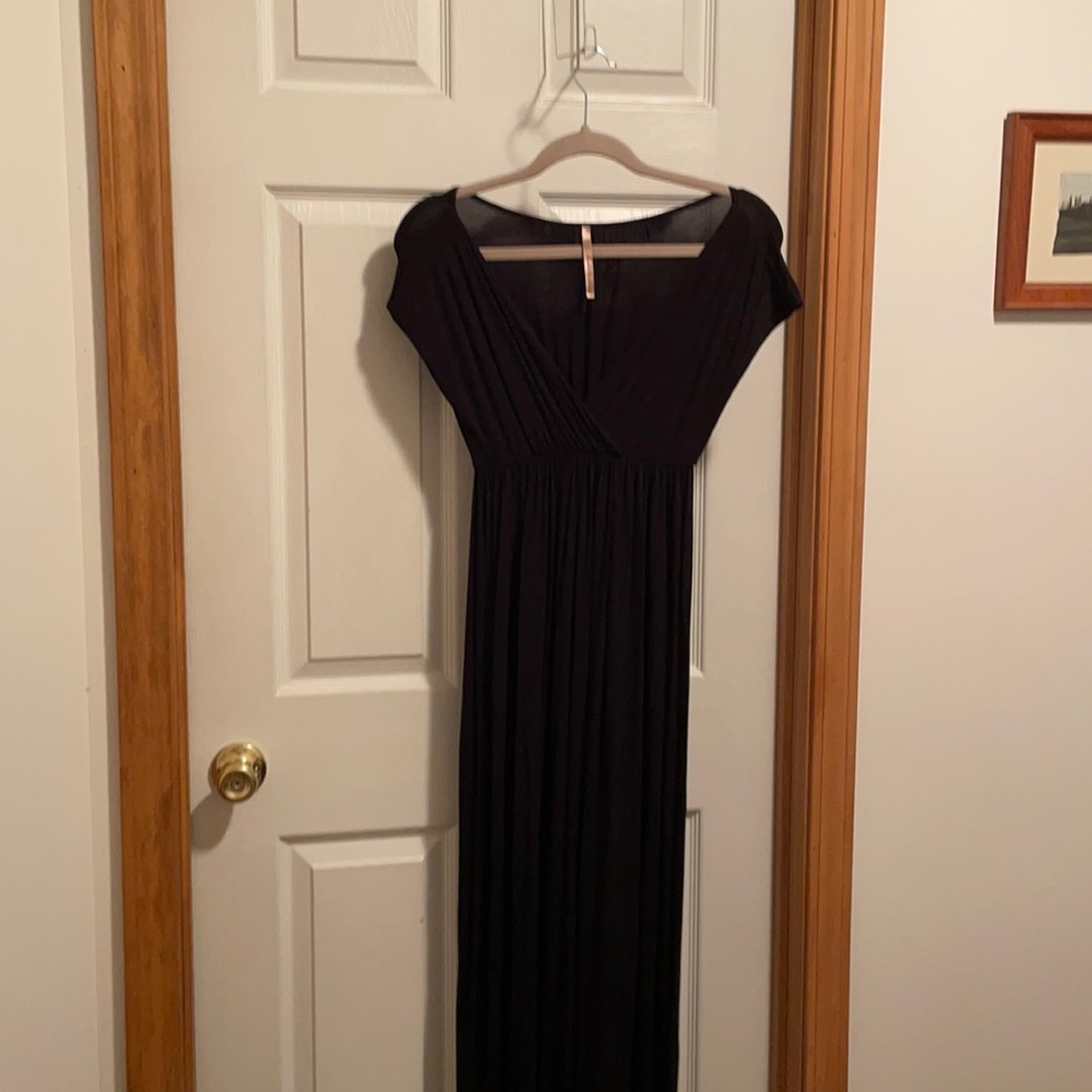 EUC black maxi dress